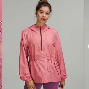 Lululemon cinch-waist Half zip running jacket